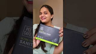 Pee Safe Sanitary Pads Review shorts sanitarypads peesafe womenhygiene sanitarynapkins periods [upl. by Nehr388]