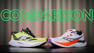 รีวิวเปรียบเทียบ adidas Adizero Boston 12 และ Saucony Endorphin Speed 4 [upl. by Bartholomeus]