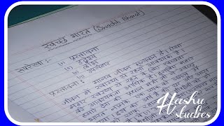 Essay on Swachh Bharat in Hindi  Swachh Bharat essay in Hindi  Swachh Bharat  hashu studies [upl. by Aiykan]