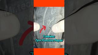 Tubeless Tyre Puncture Repair। Tubeless Tyre Puncture। Tubeless । trending automobile viral [upl. by Volney759]