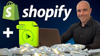 Comment créer et importer des GIFs dans ta boutique en ligne  Tutoriel Shopify [upl. by Anuhsal]