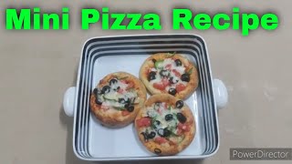 Mini Pizza Recipe For Lunch BoxBusiness  Pizza Fatayer Recipe  How To Make Mini Pizza At Home [upl. by Enelrihs93]