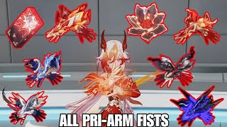 Try All PRIARM Fists for Fenghuang of Vicissitude  Honkai Impact 3 [upl. by Wachter]