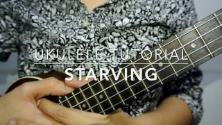 Starving Hailee Steinfeld  Ukulele Tutorial [upl. by Eimaraj]