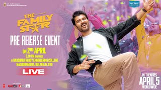 Family Star Pre Release Event  Vijay Deverakonda Mrunal Thakur  Parasuram  Dil Raju [upl. by Bahr559]