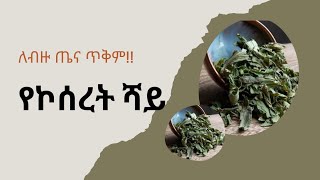 የኮሰረት ሻይ ለጤና ጠቃሚ  Lippia abyssinica tea herbtea healthbenefits rahellifestyle [upl. by Velma83]