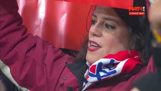 Fans sing the anthem Atletico de Madrid fans performance Wanda Metropolitano [upl. by Arney]