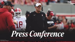 Stanford Football NC State Postgame Press Conference [upl. by Aerdnaxela61]