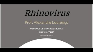 Rhinovirus 2021 [upl. by Enirok]