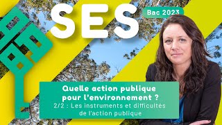 Quelle action publique pour lenvironnement 22 Les instruments et difficultés de l’action publique [upl. by Cott]