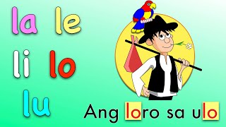 TAGALOG PAGBASA ng La Le Li Lo Lu  LA LE LI LO LU for beginners [upl. by Remy]