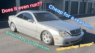 Cheap 1650 2002 MercedesBenz CL500 C215 Walk Around Tour and Inteterior Look Many Problems [upl. by Enilreug]