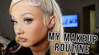 My Full Glam Makeup Routine  Alabama Barker [upl. by Hildegaard86]