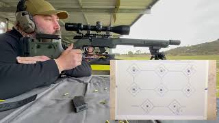 CZ457 PVT vs Zero Target using GECO Rifle 22LR ammo [upl. by Curcio404]