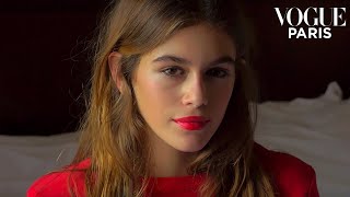 Kaia Gerbers 5 tips to be a supermodel  Vogue Paris [upl. by Croix961]