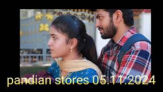 pandian stores serial today episode Nov 5 [upl. by Oalsecnew]