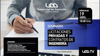 Seminario  Licitaciones privadas y contratos de ingeniería [upl. by Mungam]