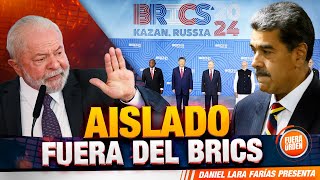 La Soledad de Maduro Rechazado en el BRICS y en Guerra con Brasil [upl. by Marteena415]