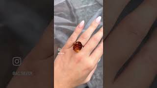 Embrace the allure of this citrine and diamond ring beautifully set in 18CT rose gold💍🌟 [upl. by Itsyrc]