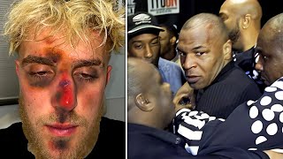 Mike Tyson Just PUNCHED Jake Paul After Mocking His Daughter [upl. by Nirrol714]