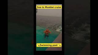 🍻🍾Goa to Mumbai Angriya Cruise  Swimming pool 🍷 shorts Prashant008 [upl. by Nnylyma414]