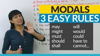 No more mistakes with MODALS 3 Easy Rules [upl. by Annala884]