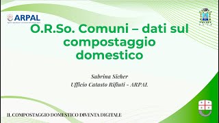 ARPAL Liguria il valore del compostaggio domestico nel conteggio rifiuti [upl. by Braunstein]