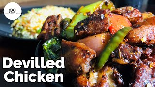 Devilled Chicken  A Perfect Restaurant Style Chicken Stir Fry  Chicken Dewel  Chili Chicken [upl. by Timon320]