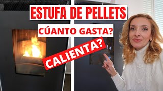 TODO SOBRE LA ESTUFA DE PELLETS ¿consumo ¿cuanto calienta [upl. by Doyle]