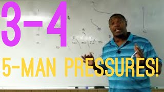 X and O The Joes 5man pressures from the 34 defense [upl. by Nynnahs666]