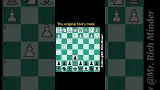 The Original Fools Mate  Quick Checkmate  2 Moves Follow and Subscribe for more check [upl. by Dorothea]