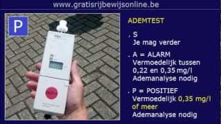 GRATIS RIJBEWIJS ONLINE 28 Rijbewijs B  ALCOHOLCONTROLE  SPEEKSELTEST [upl. by Aihsoem901]