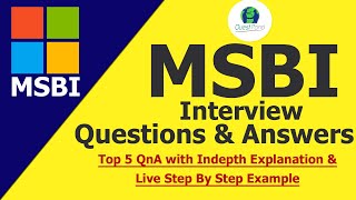 MSBI Interview Questions and Answers  MSBI Interview Questions  MSBI Interview Preparation [upl. by Nobell]