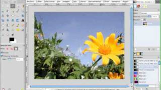 Recortar objeto escalar con gimp [upl. by Chavey854]