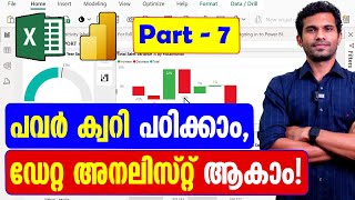 Combine data from multiple columns in Excel  Power Query Malayalam Tutorial [upl. by Neeruam]