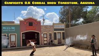 Gunfights OK Corral show Tombstone Arizona Reenactment [upl. by Assylla327]