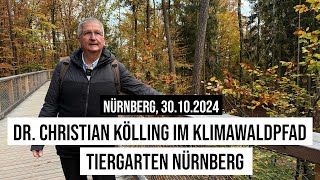 30102024 Nürnberg Klimawaldpfad Walk mit Förster Dr Christian Kölling im Nürnberger Tiergarten [upl. by Loram258]