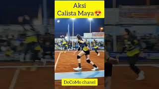 Calista Maya 😍 volleytarkam volleyball seputarvolley calistamaya vollymania shorts [upl. by Newton]