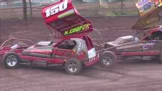 BriSCA F1 BelleVue Manchester Bank Holiday Monday May 27 2013 [upl. by Nlyak935]