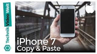 iPhone 7 Kopieren und Einfügen  Copy and Paste [upl. by Omora]