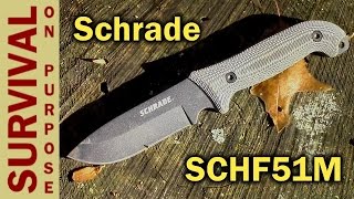 Schrade SCHF51M Frontier Survival Knife [upl. by Narok]