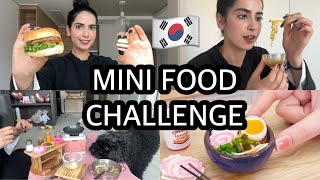 🇰🇷24 HOURS EATING MINI FOOD ONLY🍜 CVS [upl. by Millburn399]