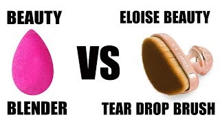 Beauty Blender VS Eloise Beauty Mini Tear Drop Brush COMPARISON  YAALIA [upl. by Aluap629]