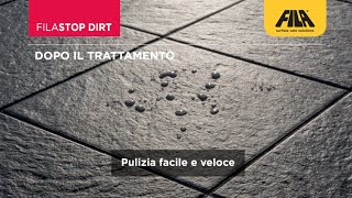 Pulire il gres strutturato e proteggerlo dallo sporco con FILASTOP DIRT [upl. by Eidorb]