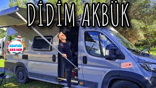 DİDİM AKBÜK KARAVAN KAMPI  Karavanda Yaşam  Ege Karavan Kamp Alanları  Camper Life on Turkey [upl. by Korwin]