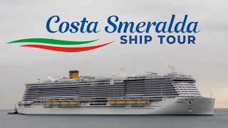 Costa Smeralda Cruise Ship Tour [upl. by Ahtiekal]