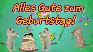 Geburtstagsgrüße für WhatsApp \ Alles Gute zum Geburtstag  \ Geburtstagslied [upl. by Atisor]