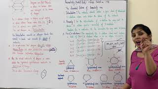 Huckel Rule for aromaticity chapter 13 class 11 [upl. by Icnarf]