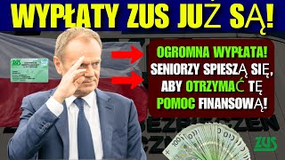 NAJNOWSZE SENIORZY PĘDZĄ SIĘ PO WIELKIE WYPŁATY ZUS wypłaca ogromne wypłaty Czy się kwalifikujesz [upl. by Warila148]