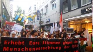 Demonstration Wuppertal gegen IS ISIS Terroristen [upl. by Dranel]